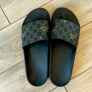 men Gucci Slide GG Supreme Tigers
